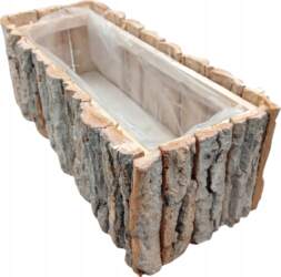 Vipolimex Wood Bark Balcony Box Rectangular