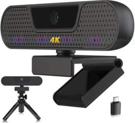VIZOLINK 4K Webcam for Computer with