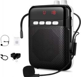 VOICE AMPLIFIER MICROPHONE WITH SPEAKER FOR