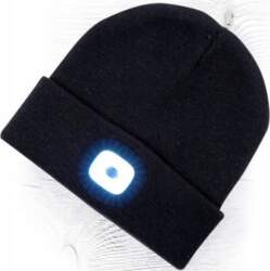 Winter Warm Cap with Flashlight LED