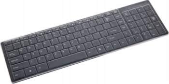 Wireless Keyboard Mouse Set Black Ultra-Thin