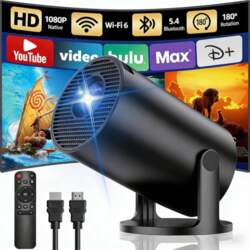Yoton Projector Multimedia Portable Mini WiFi