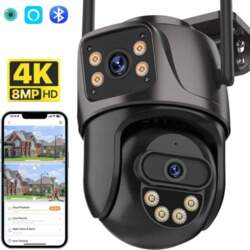 4K Wireless Dome Monitoring Camera Rotating