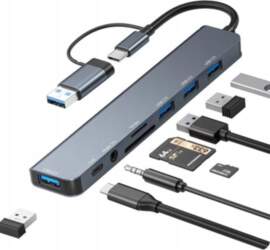 8 in 1 USB-C HUB Adapter