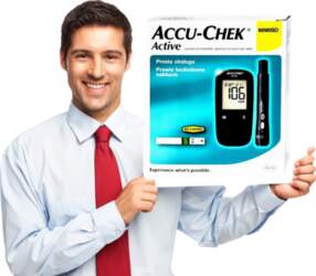 ACCU-CHEK ACTIVE GLUCOSE METER + TEST