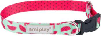Amiplay Adjustable Collar BeHappy Watermelon Size