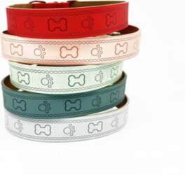 Bubu Pets BUBU Leather Dog Collar