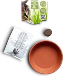 Cat Growing Kit Grass Seeds Pot