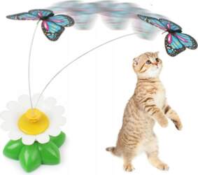 CAT TOY BUTTERFLY MOVABLE INTERACTIVE