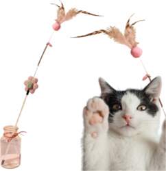 Cat Toy Interactive Long Irritating Fishing