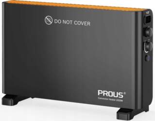 Convector radiator Prous 2000 W anthracite