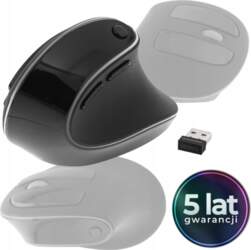 Deltaco VERTICAL MOUSE ERGONOMIC WIRELESS BLACK