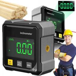 DIGITAL LCD ANGLE METER WITH MAGNET