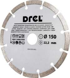 Drel SEGMENTED DIAMOND CUTTING DISC 150