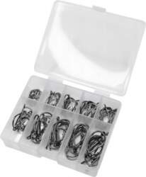 FISHING HOOKS 10 SIZES 100PCS SET