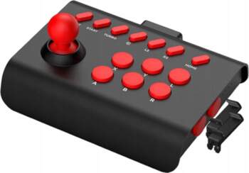 Gamepad Handle Controller Black Red