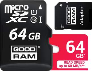 GOODRAM MEMORY CARD MICRO SDXC 64GB