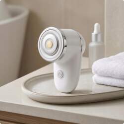 Handheld Facial Massager Button Control Rechargeable