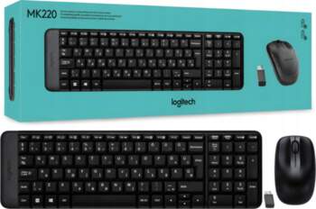 Keyboard and mouse set Logitech MK220