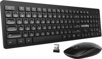 Keyboard and mouse set VicTsing black