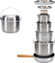 KingCamp STAINLESS STEEL CAMPING SET POT