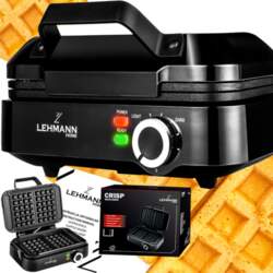 Lehmann WAFFLE MAKER FOR 2 LARGE