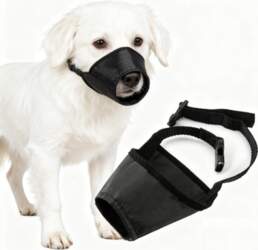 MATERIAL MUZZLE FOR DOG PHYSIOLOGICAL SAFE