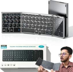 MINI FOLDABLE BT KEYBOARD WITH INTEGRATED