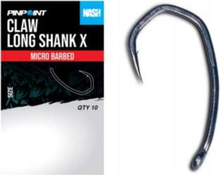 NASH Carp hooks CLAW LONG SHANK