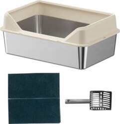 Open Top Pet Litter Box Splashproof