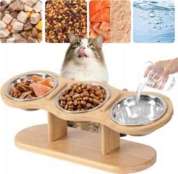 PET DINING TABLE, CAT FEEDER WITH