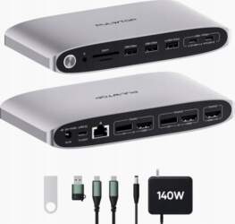 PULWTOP DisplayLink Docking Station Triple Monitor
