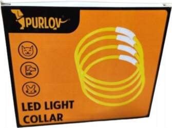 Purlov LED glowing collar - adjustable