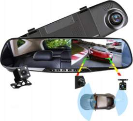 REARVIEW MIRROR WITH HD CAMERA RECORDING
