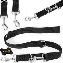 Reverse ADJUSTABLE DOG TRAINING LEASH CLIP-ON