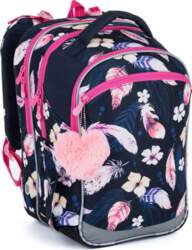 School backpack with feathers Topgal COCO