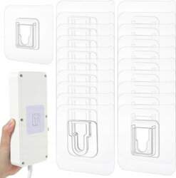 SELF ADHESIVE HOOKS TRANSPARENT DOUBLE SIDED