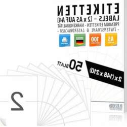 SELF-ADHESIVE LABELS A5 MATTE PRINTABLE PACKAGE