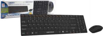 SET WIRELESS KEYBOARD MOUSE USB PL