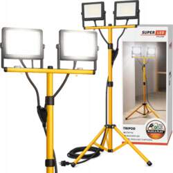 SuperLED Halogen LED Construction Tripod Floodlight