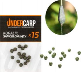 UNDERCARP SELF-LOCKING BEAD GREEN 6mm
