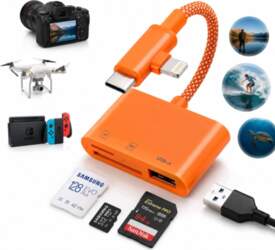 USB C/A MEMORY CARD READER ADAPTER