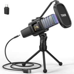 USB CARDIOID MICROPHONE RGB CAPACITIVE PC