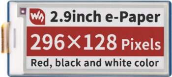 WaveShare Pico-ePaper-2.9-B - module with