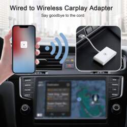 Wireless Car Play Adapter, No Delay