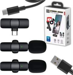 WIRELESS MICROPHONE TIE USB-C ANDROID CLIP