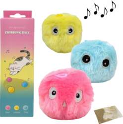 3 Interactive Cat Balls with Sound