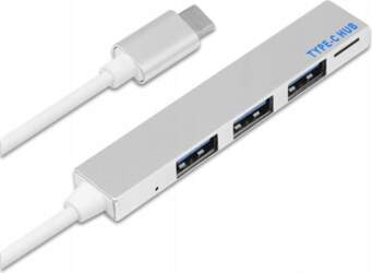 4IN1 USB-C HUB PORT REPLICATOR ->