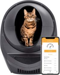 Automatic cat litter box self-cleaning litter