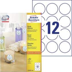 Avery ROUND PAPER LABELS - WHITE